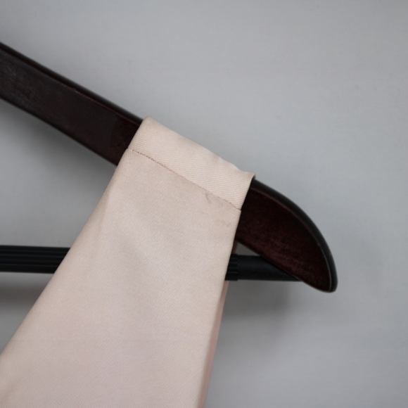 Alfred Sung Blush Satin High-Low Bridesmaid Evening Gown Dress Size 16 D723S - Picture 5 of 11